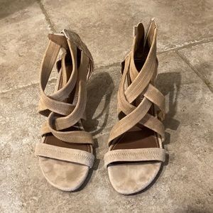 Donald J Pliner Strappy Elastic Heels